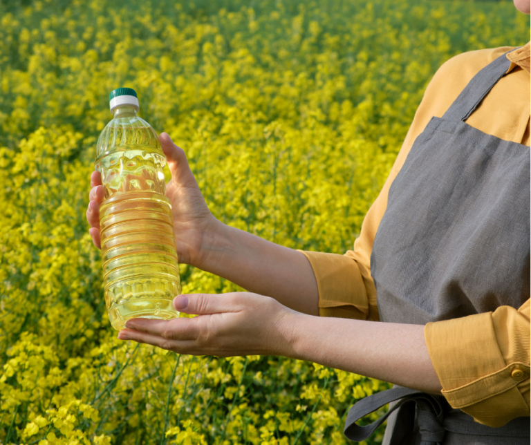 Rapsiõli sobib roostevabale pannile hästi