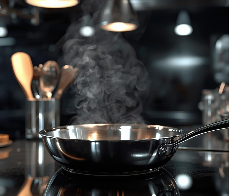 Aurav roostevabast terasest pann