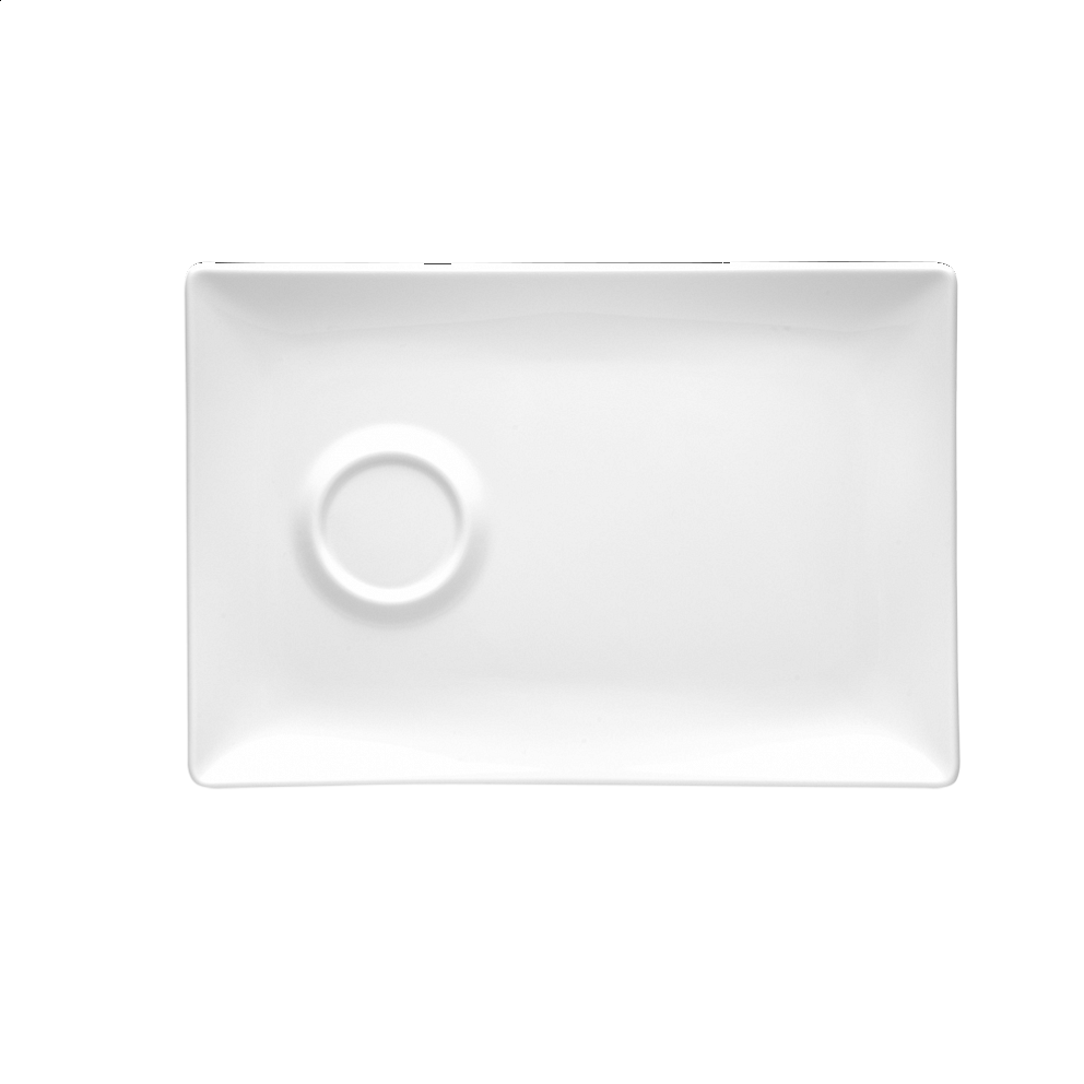 Alustaldrik Paula, 250 x 170 mm, valge, portselan