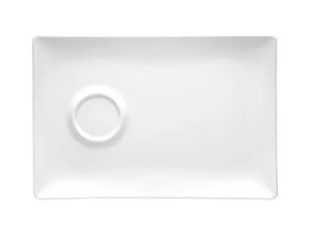 Alus Gex, 200 x 130 mm, valge, portselan