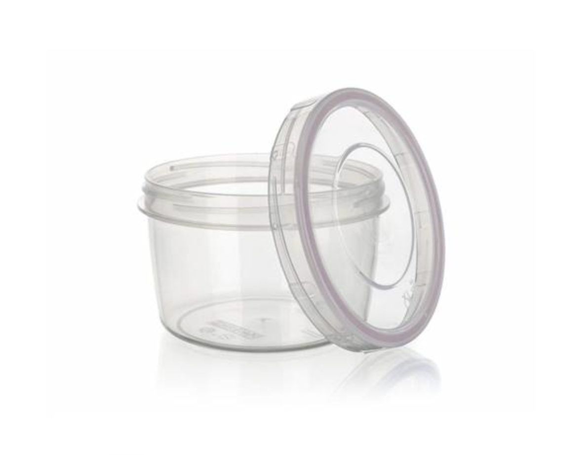 Ümmargune plastist toidukarp 500 ml