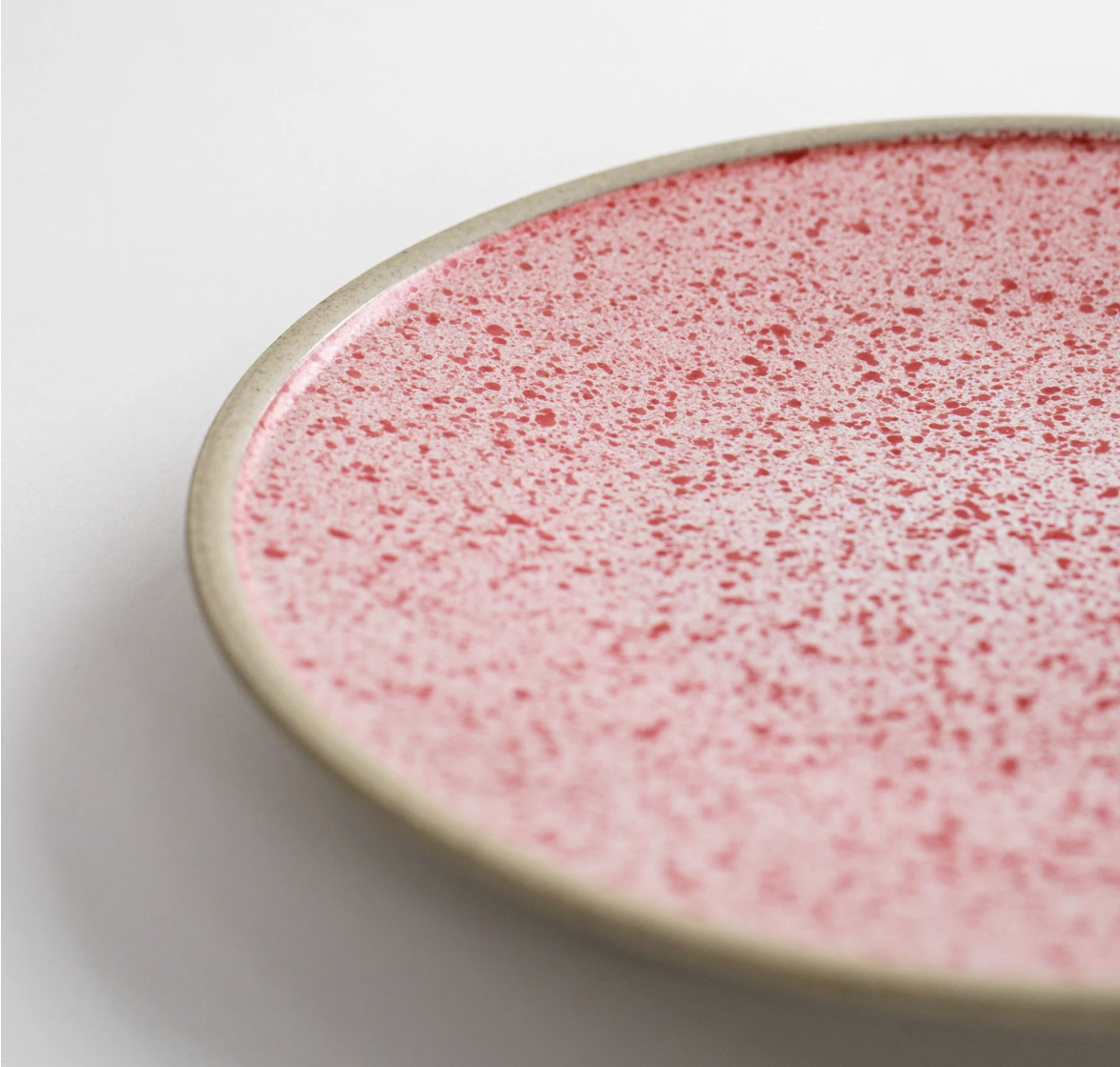 Roosa taldrik 21cm Verlo Sweet, portselan