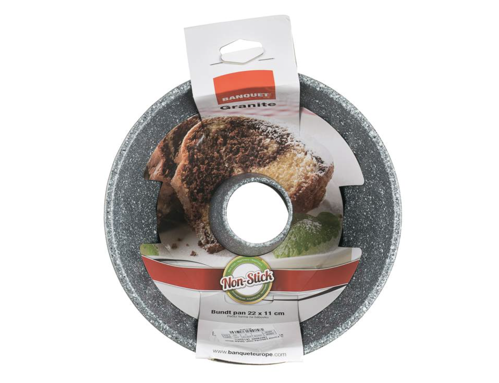 Keeksivorm 22x9.5 Granite, mittenakkuv pind