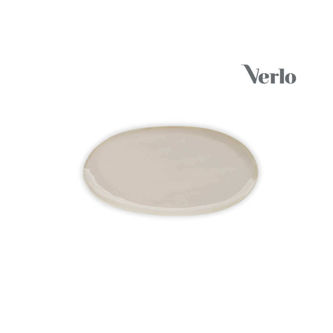 Ovaalne vaagen 26.5x14 cm Verlo Eter, portselan, beež