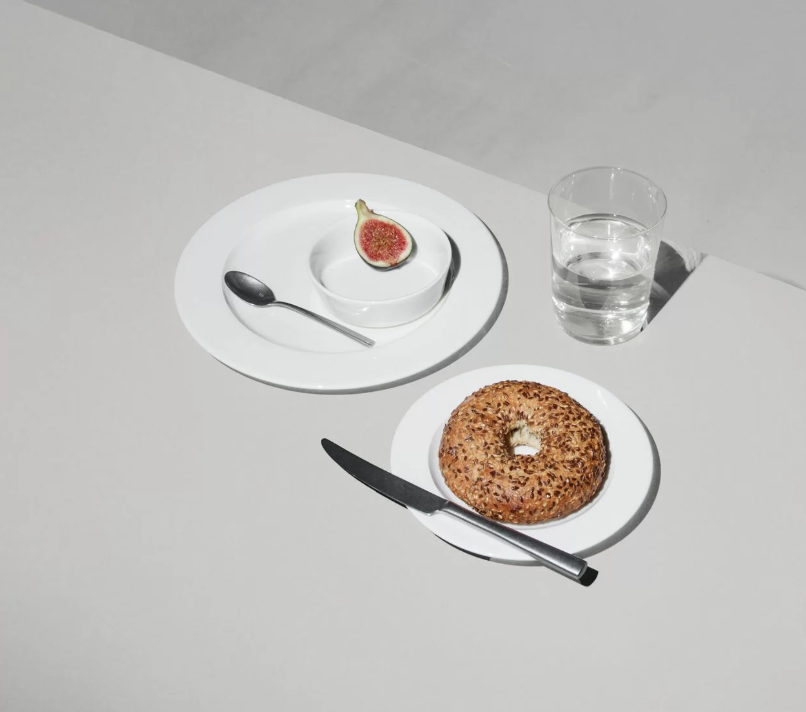 Taldrik 28cm Verlo Forte, portselan, elevandiluu valge