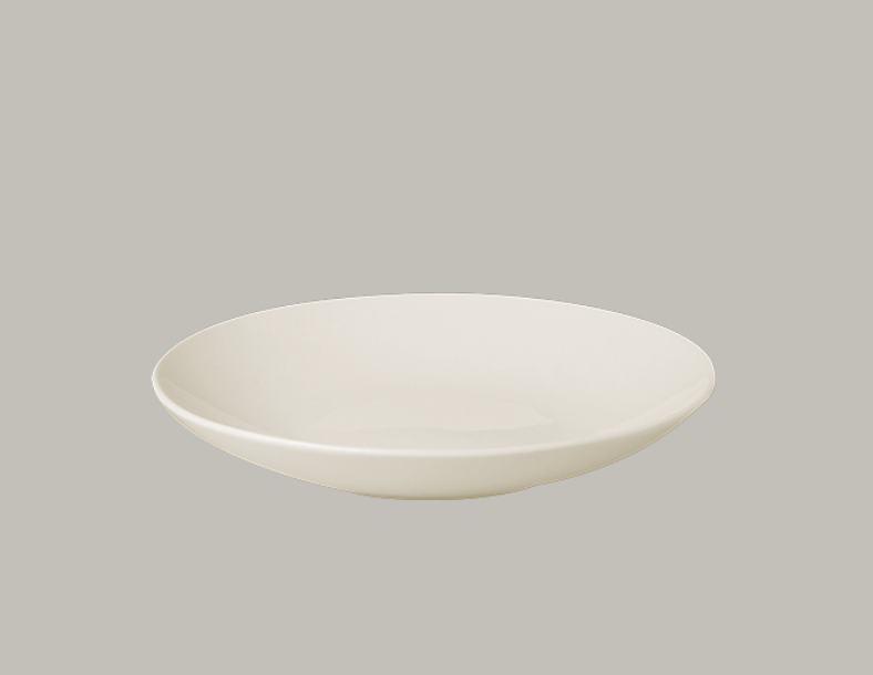 Sügav taldrik 26cm Rak Nano, elevandiluuvalge portselan