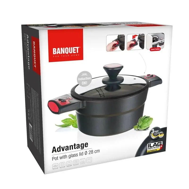 Pott Advantage eemaldatavate käepidemetega 7 liitrit