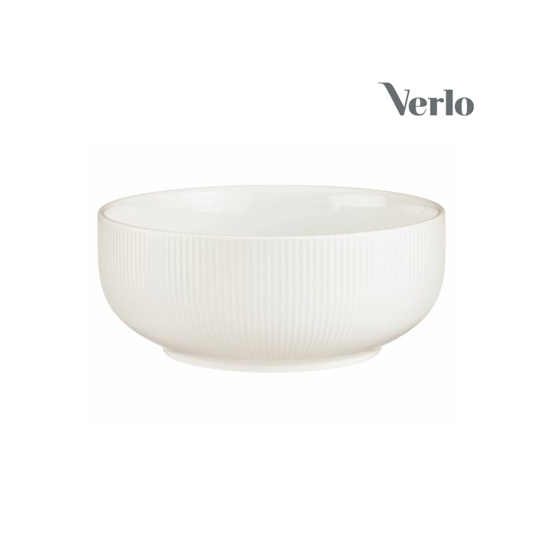 Suur salatikauss 3.4 liitrit Metro, portselan, valge