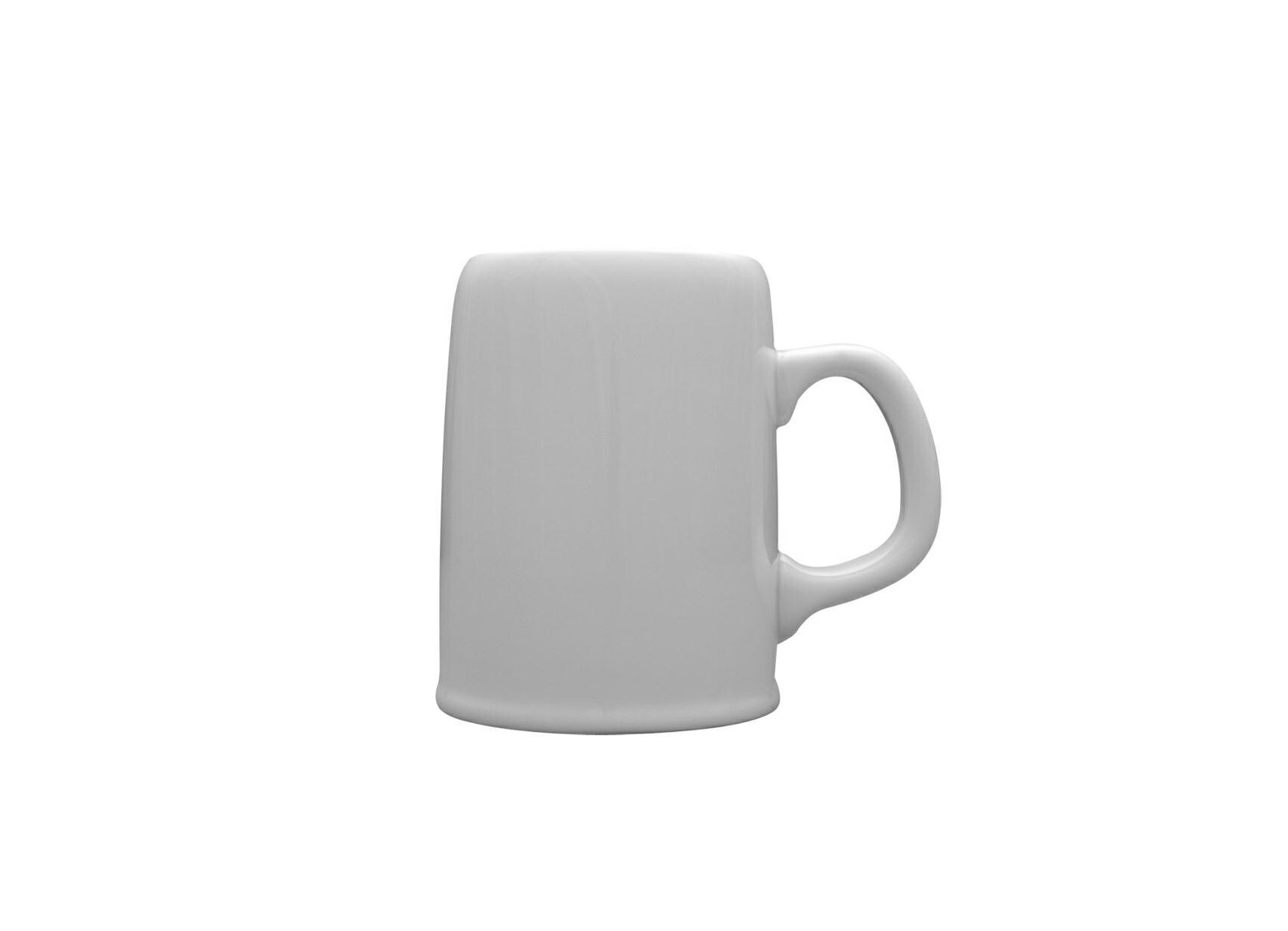 Õllekann Bawaria, 500 ml, valge, portselan