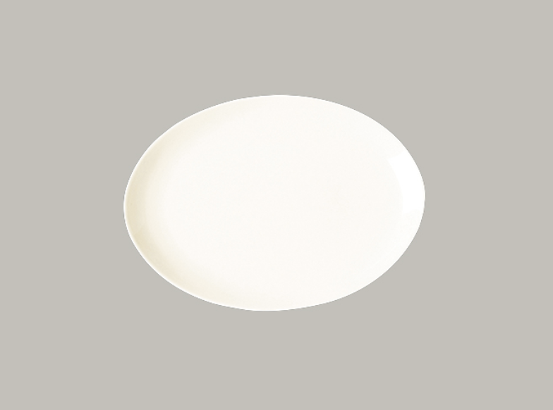 Ovaalne taldrik / vaagen 32x23cm Rak Nano, elevandiluuvalge portselan