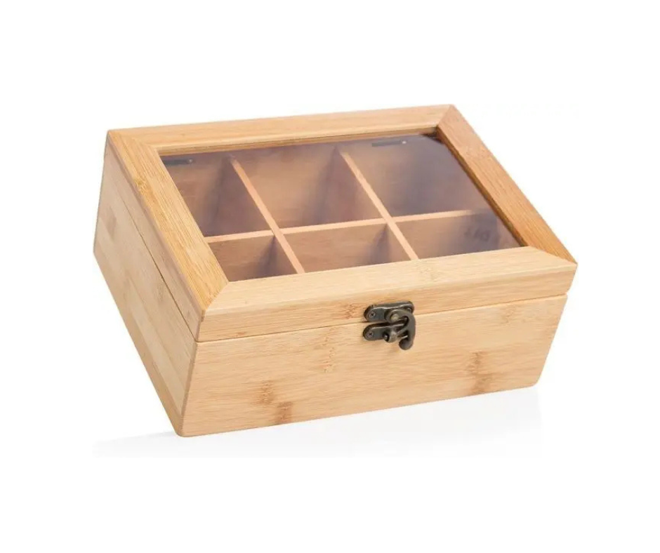 Teekarp, 210 x 160 x 80 mm, bambus