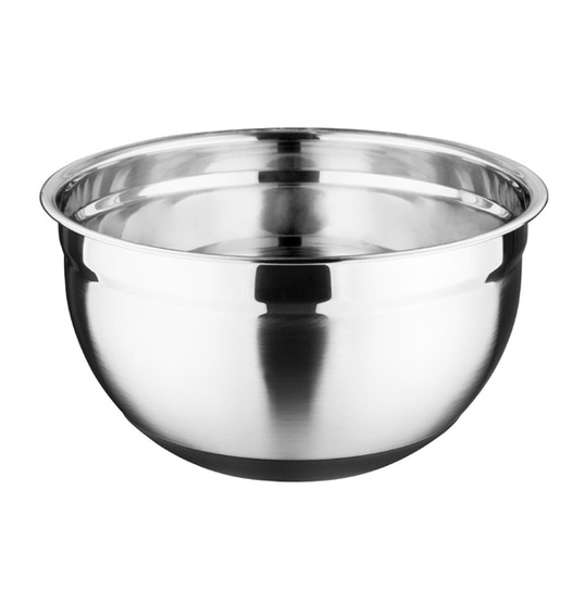 Silikoonpõhjaga metallkauss, 4 liitrit, 260 mm, roostevaba teras