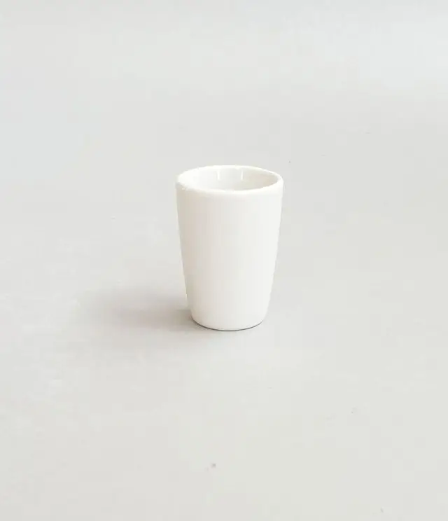 Hambaorgi tops, 57 mm, valge, portselan
