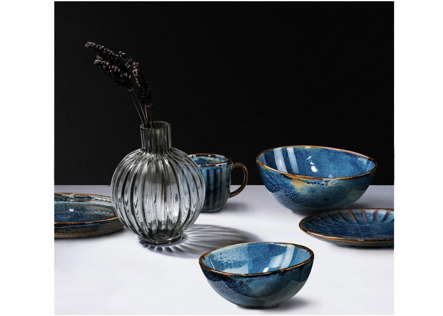 Kauss 440ml, Verlo Deep Blue, portselan