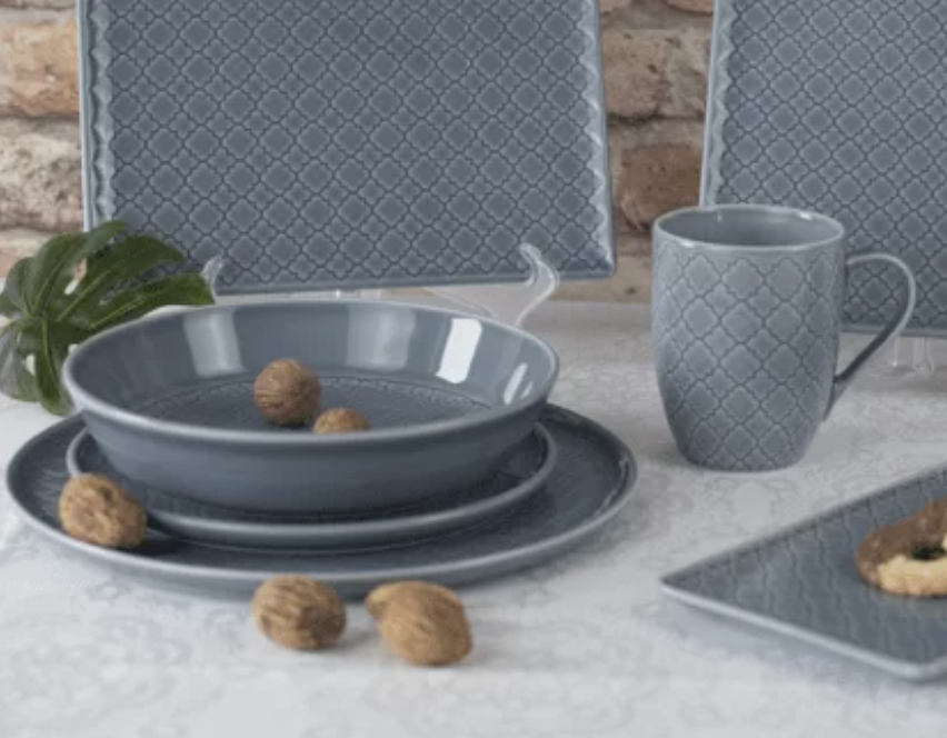 Taldrik Marrakesz, 200 mm, sinakashall, portselan