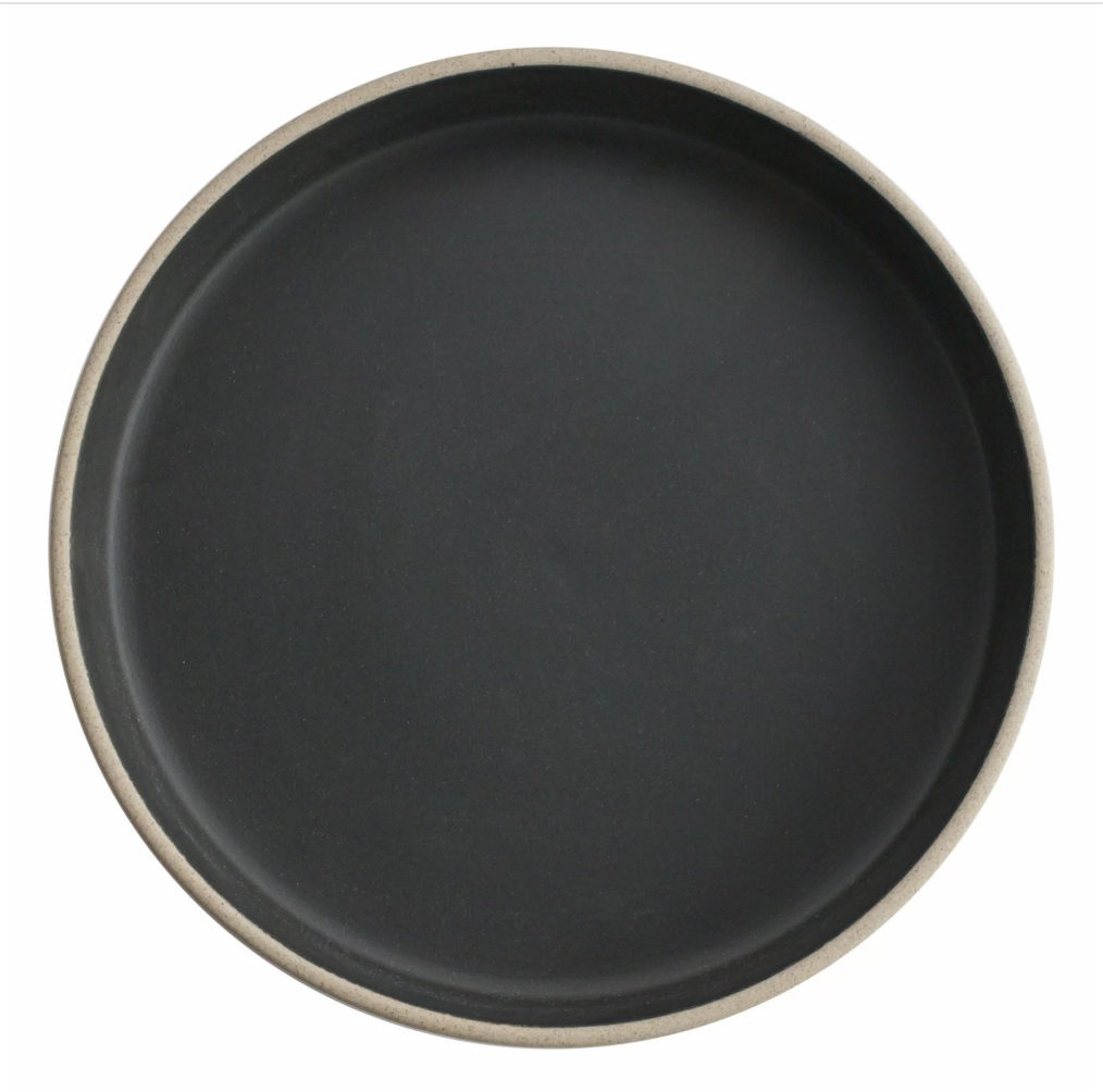 Sügav taldrik 22cm Verlo Zen, portselan, beež ja must