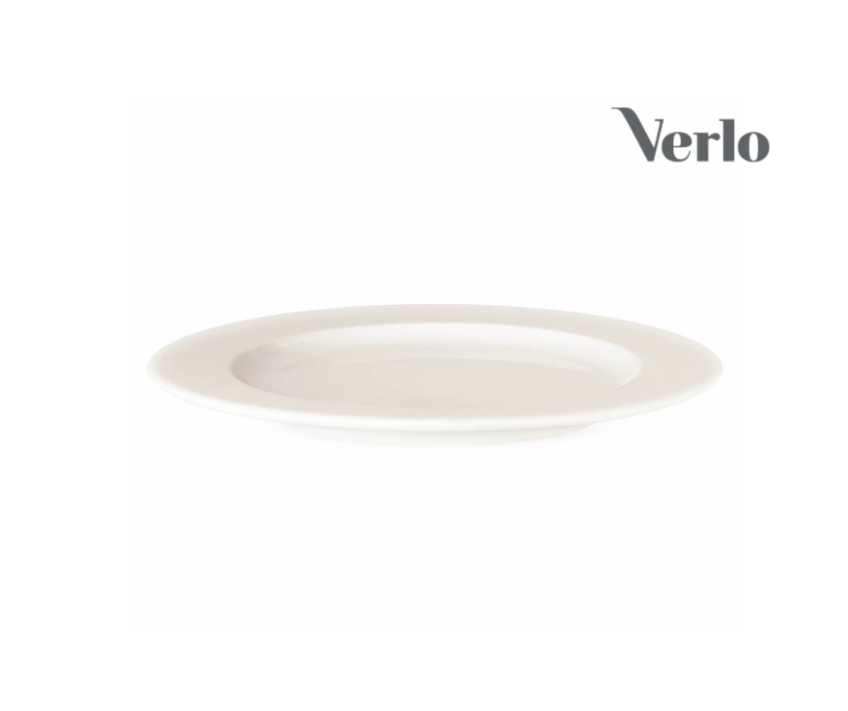 Taldrik 24cm Verlo Forte, portselan, elevandiluu valge