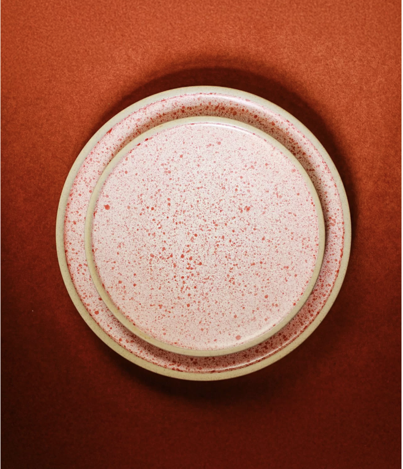 Roosa taldrik 21cm Verlo Sweet, portselan