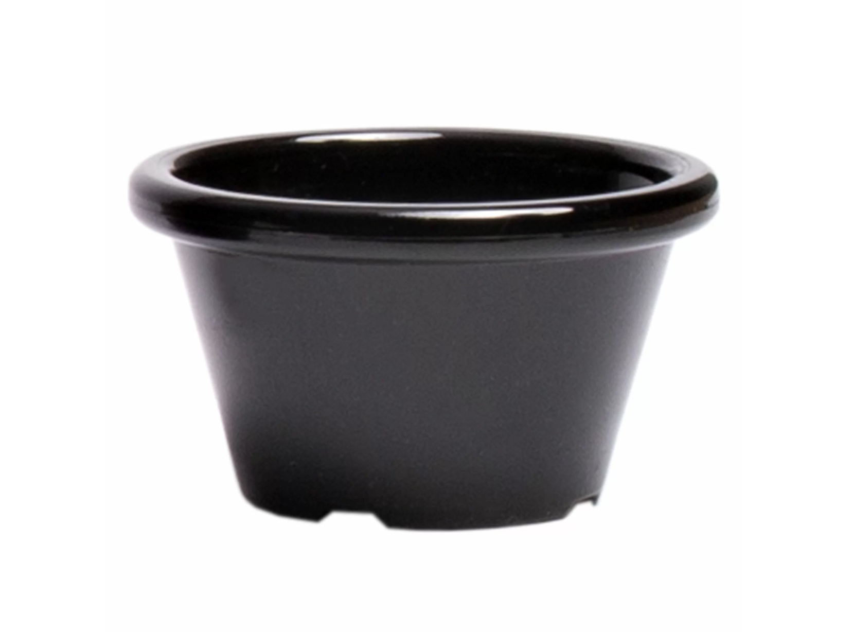 Dipitops / ramekini vorm 45 ml, must, melamiin