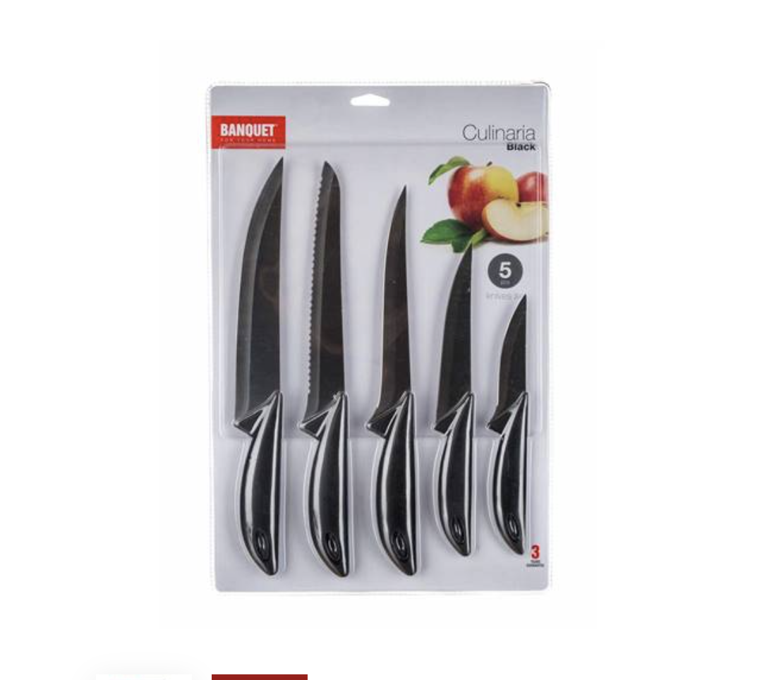 Kokanugade komplekt 5 tk, roostevaba teras