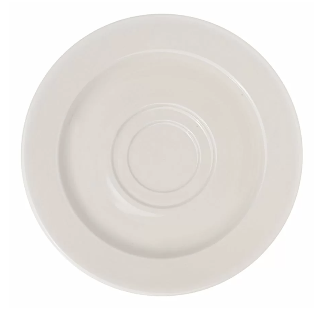 Ladustatav tass 230ml koos alustassiga Verlo Forte, portselan, elevandiluuvalge