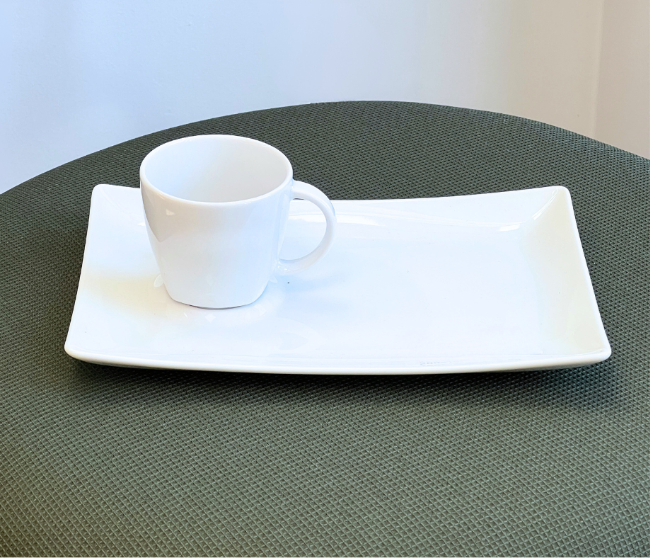 Tass Victoria, 90 ml, valge, portselan