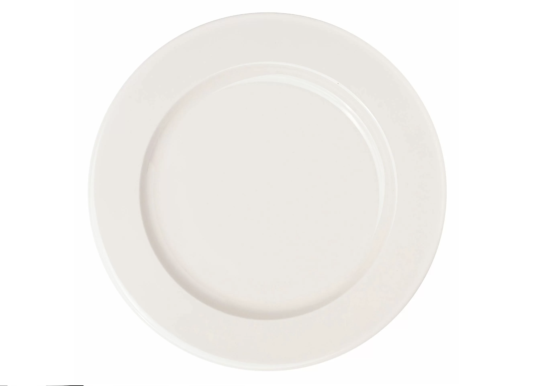 Taldrik 19cm Verlo Forte, portselan, elevandiluu valge