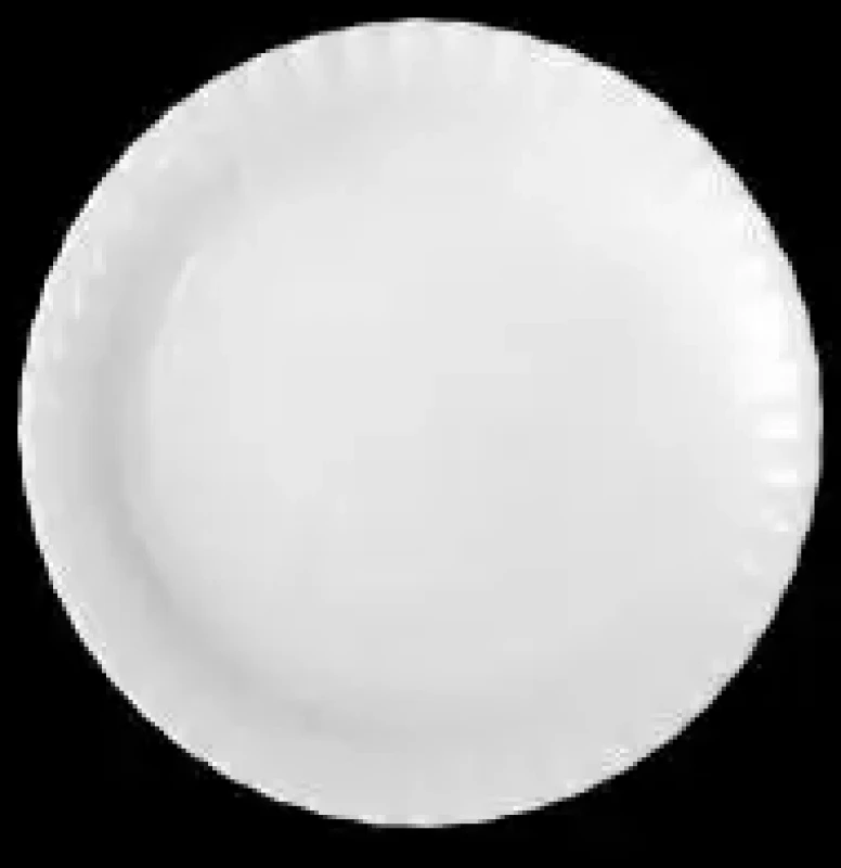 Taldrik Iwona 240 mm valge portselanist