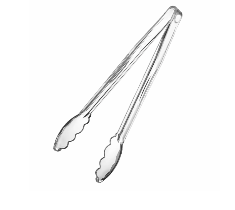 Cambro serveerimistangid 15 cm, plastik, läbipaistvad