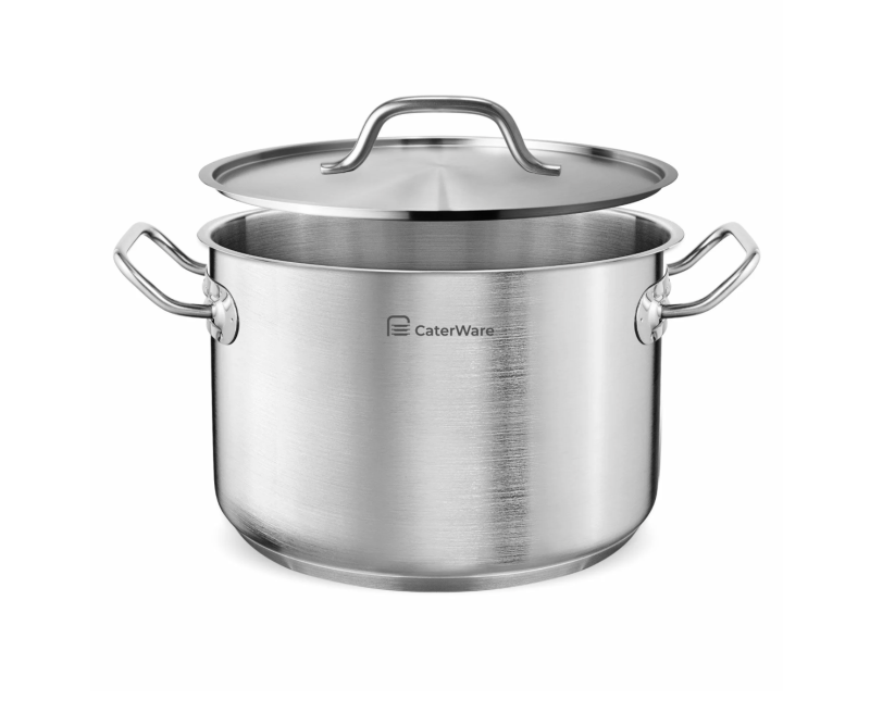 Pott kaanega 11 liitrit,  28cm, roostevaba teras, Cateware