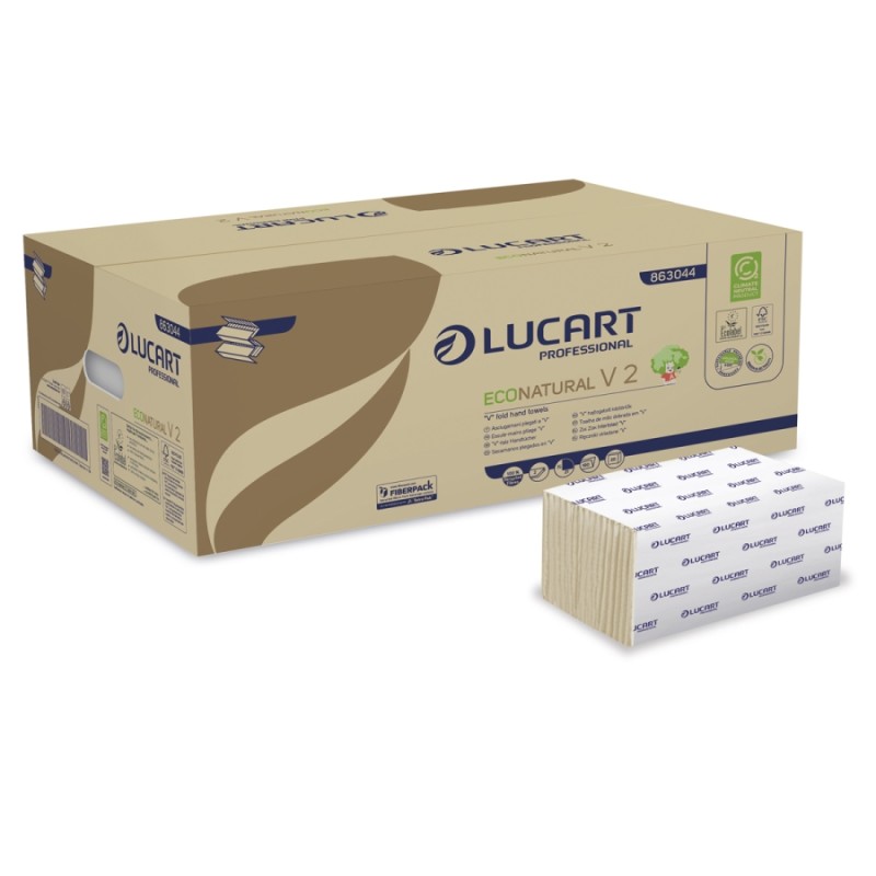 Lehträtik Lucart EcoNatural V2  2-kihiline, 21x21cm 190lehte (20)