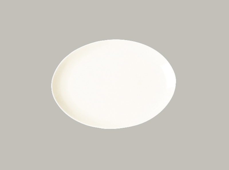 Ovaalne taldrik / vaagen 32x23cm Rak Nano, elevandiluuvalge portselan