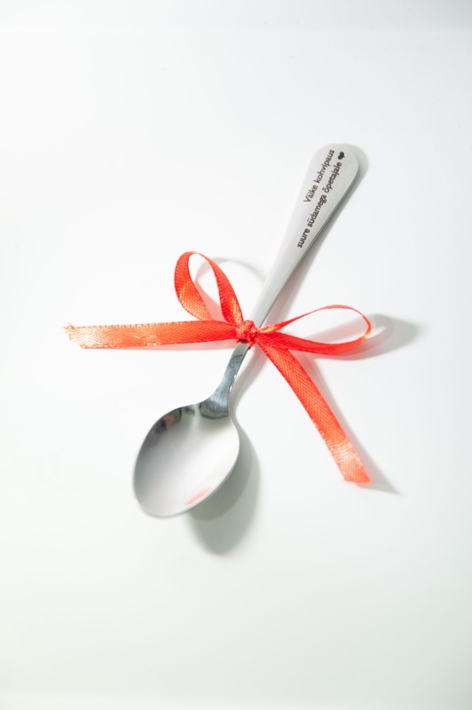 Kingitus õpetajale – sõnumiga lusikas