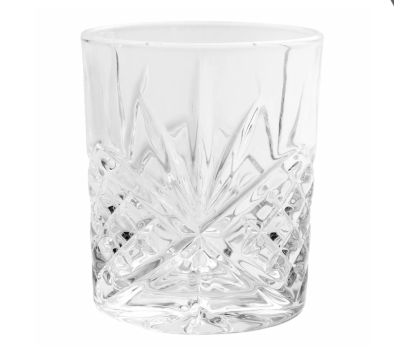 Mustrga kokteiliklaas / veeklaas / tumbler Gatsby 300 ml, Verlo