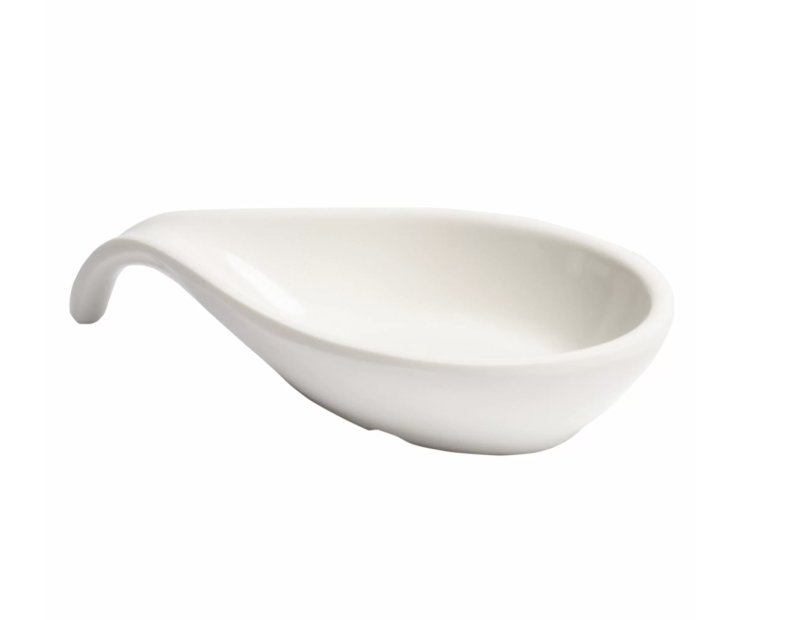 Suupiste lusikas / amuse-bouche lusikas 30 ml, valge melamiin