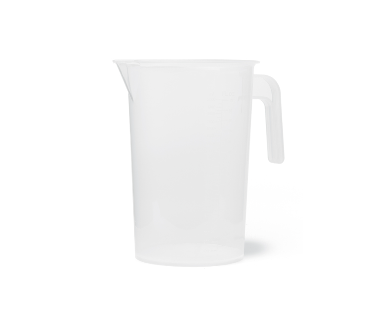 Plastkann mõõteskaalaga 2 liitrit, polüpropeen