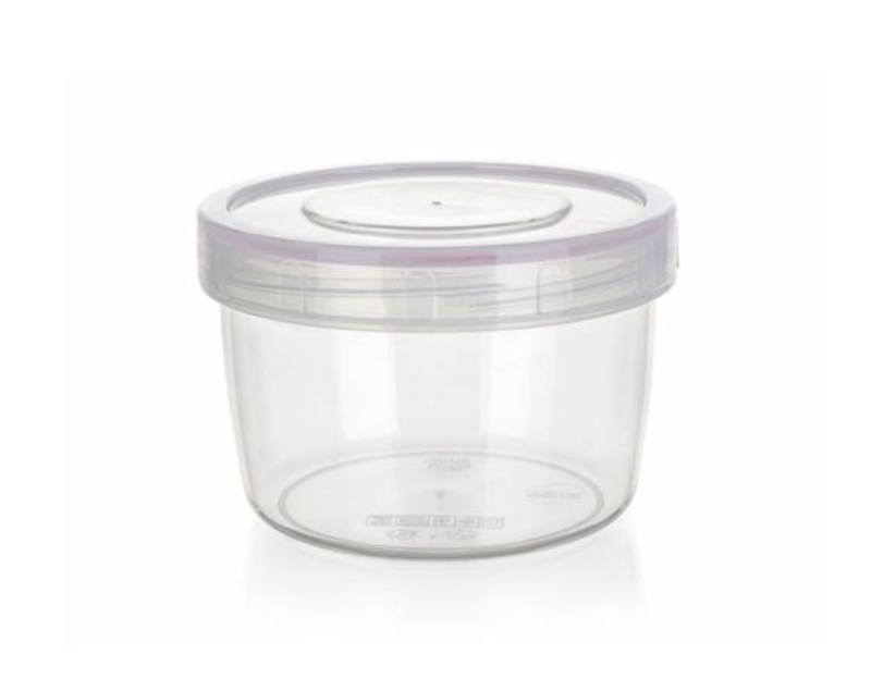 Ümmargune plastist toidukarp 500 ml