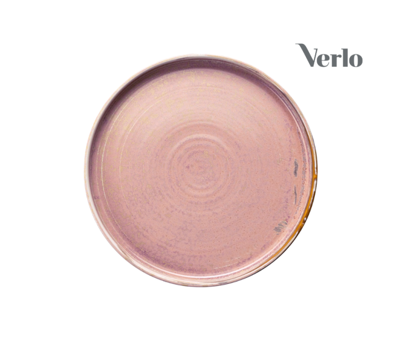 Taldrik 18cm Verlo Zorza, portselan, puuderroosa