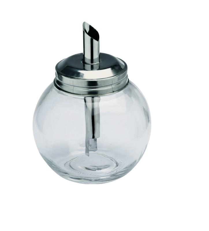 Suhkrudoos suhkrudosaator 200 ml, klaas ja roostevaba teras